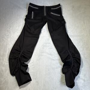 Y2K 2000s USA Paper Tag Gothic Renaissance Pants Ws Small 29x29 Medieval Zippers